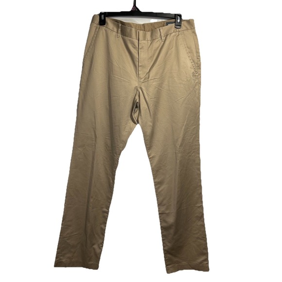 Bonobos Wednesday Pants Men's 38x34 Khaki Chino Golf Performance Preppy‎ Pockets - Picture 1 of 4